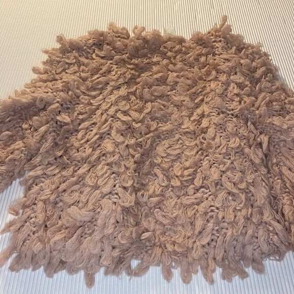 Dusty Rose shag Loop Knit Cardigan Sadie & Sage M/L - Picture 7 of 7